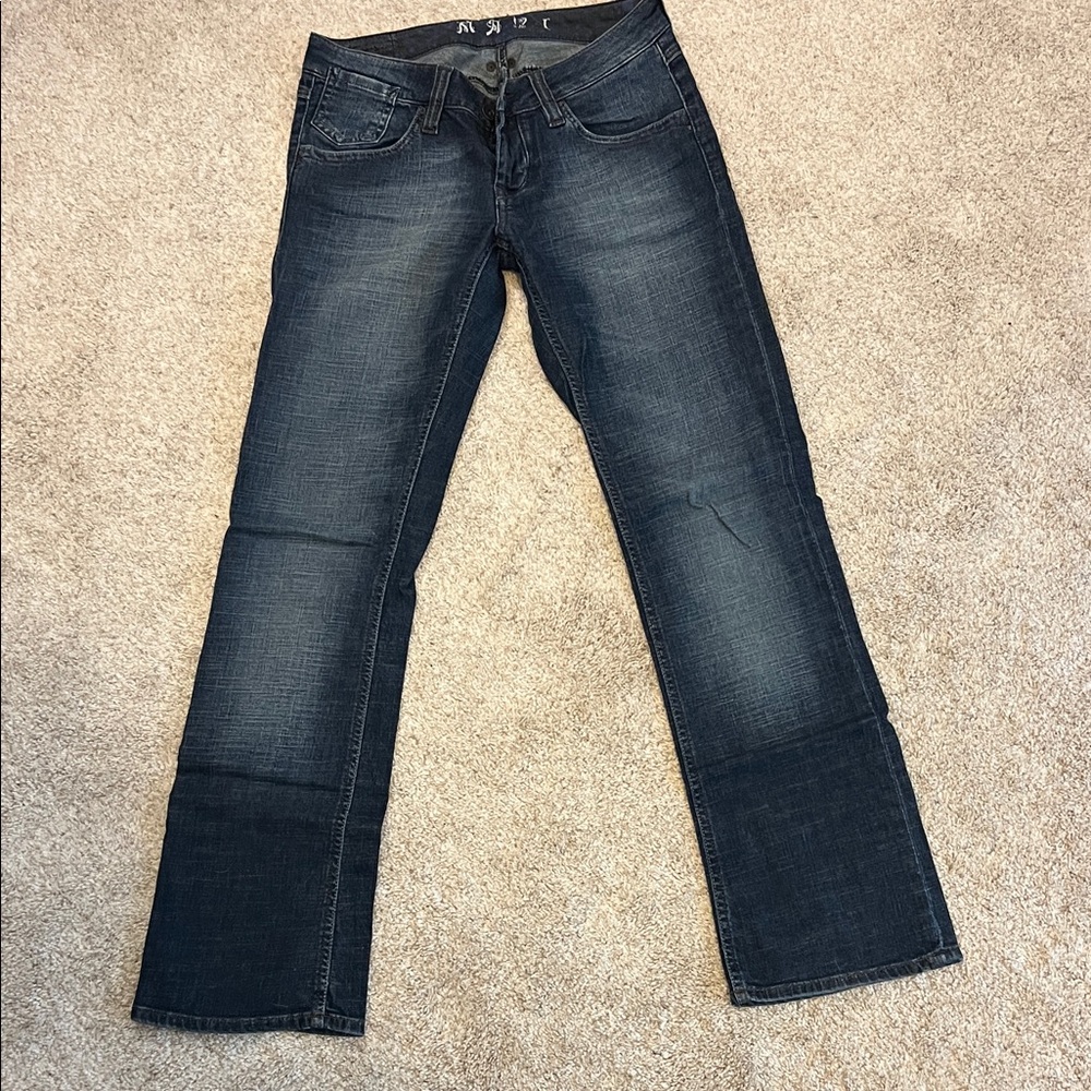 Mavi Women's Straight Leg Jeans - Dark Blue